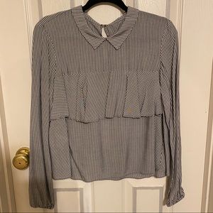 BCBG S striped top